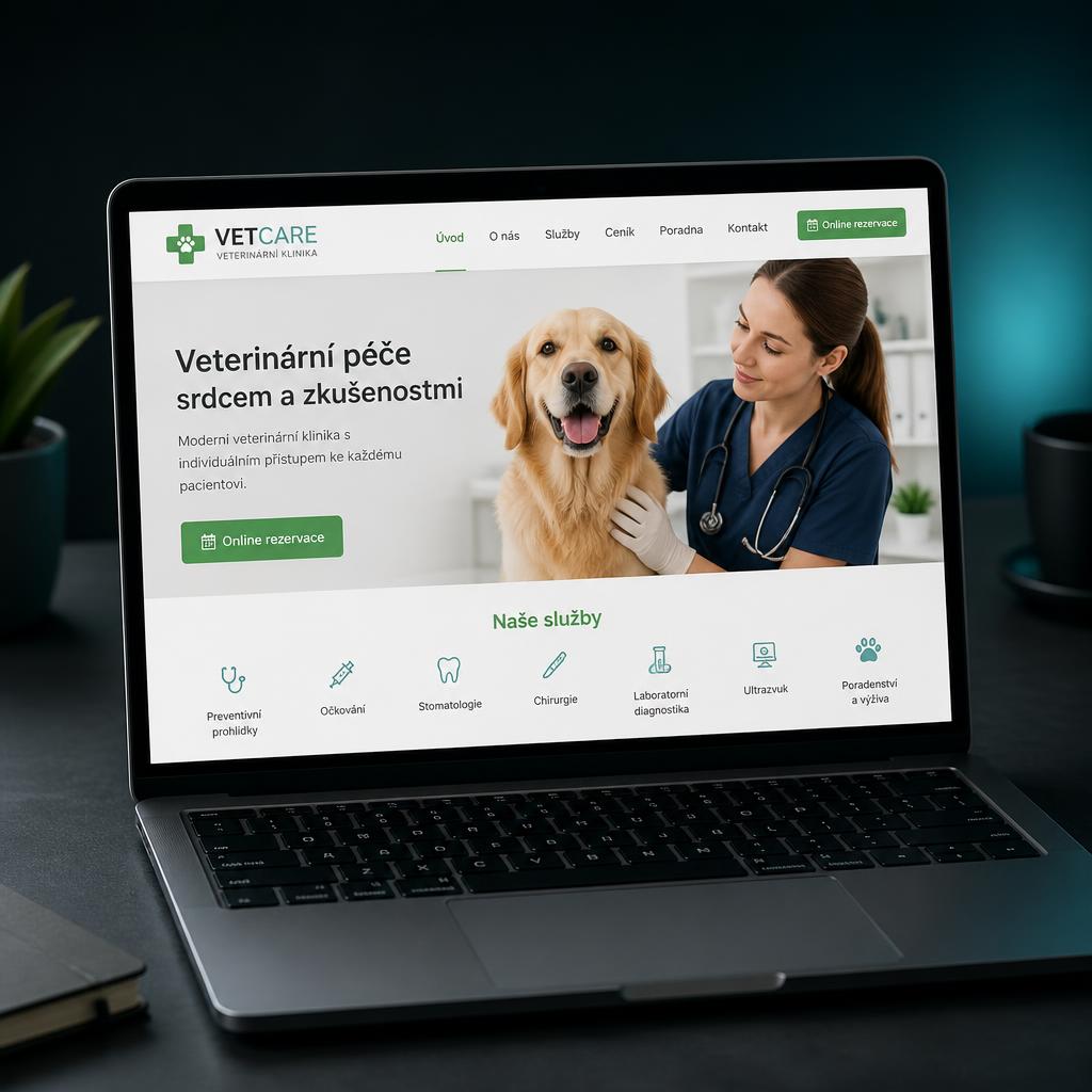 Ukázka webu — Veterinární klinika